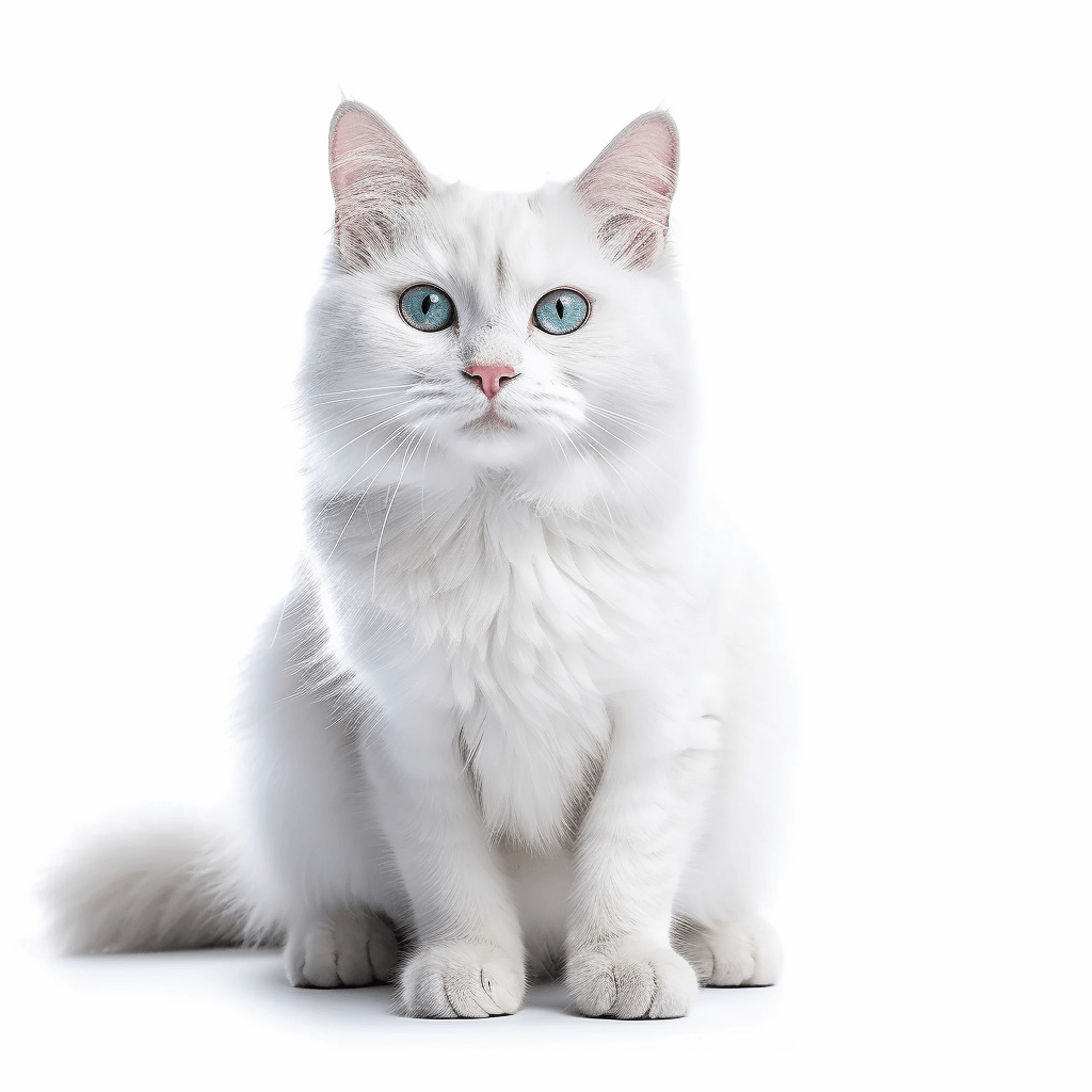 a-white-ragdoll-cat-in-white-background